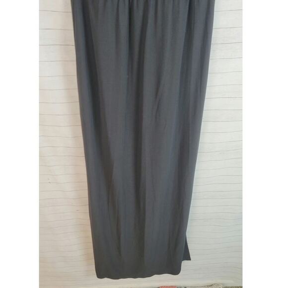 WHITE HOUSE BLACK MARKET SLEEVELESS V NECK MAXI DRESS IN BLACK, SZ 0 - Picture 11 of 15